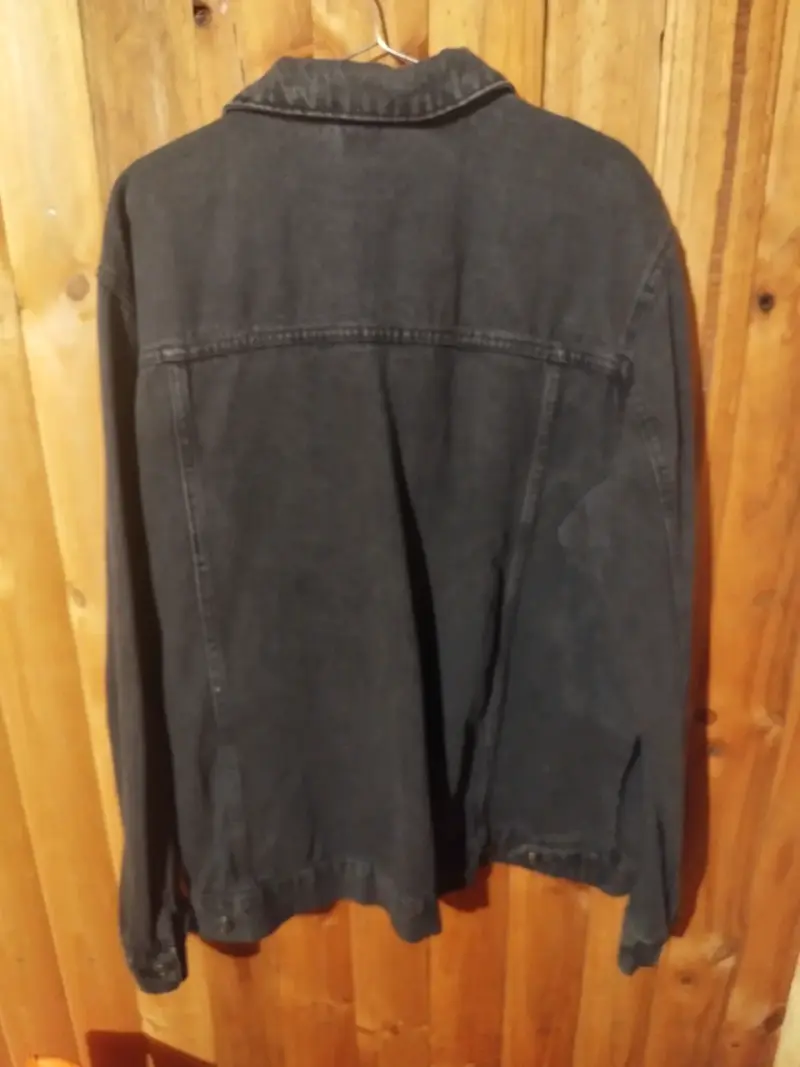 Chaqueta de mezclilla negra Denim London - 2