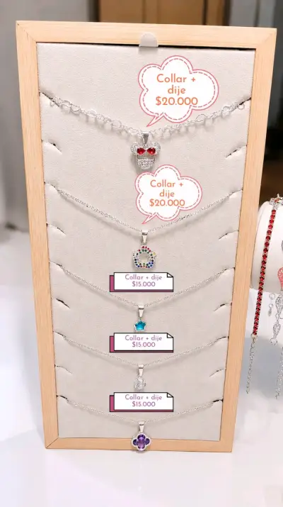 Collar + dije y pulseras de plata 925 - miniatura 1