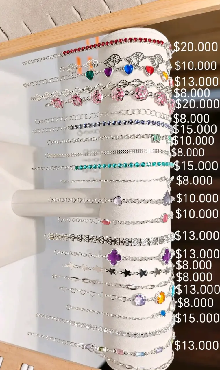 Collar + dije y pulseras de plata 925 - 2