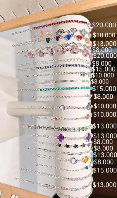 Collar + dije y pulseras de plata 925 - miniatura 2