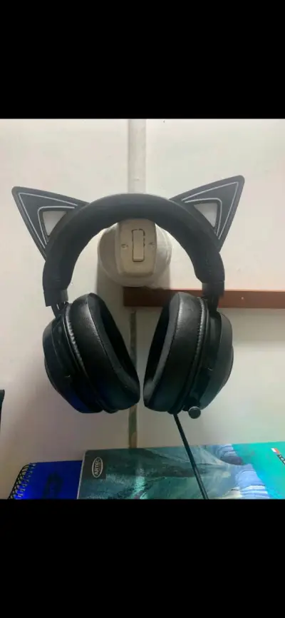 Audífonos gamer con orejas de gato LED Razer Cat v - miniatura 1
