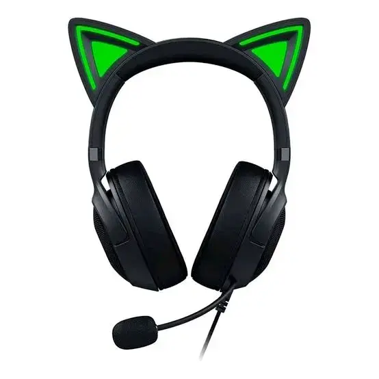 Audífonos gamer con orejas de gato LED Razer Cat v - 2