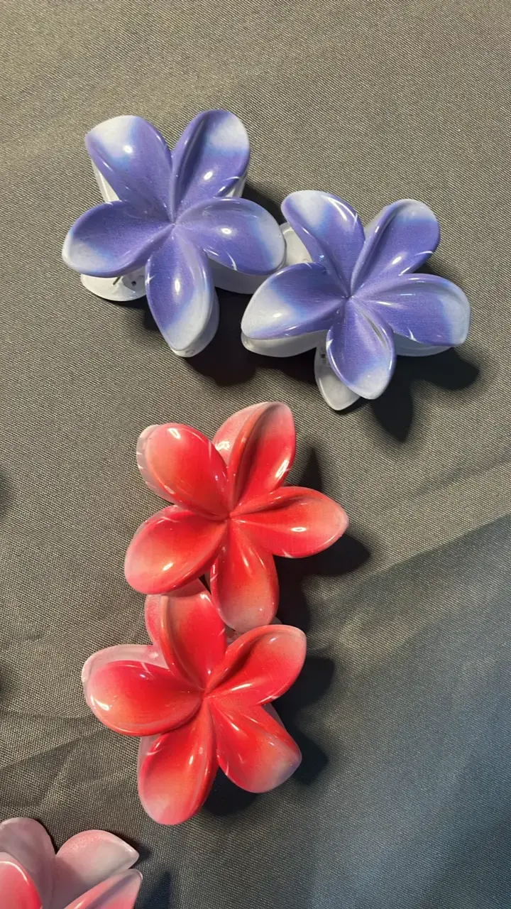 Pinzas para el pelo de flores pack de 2 - 5