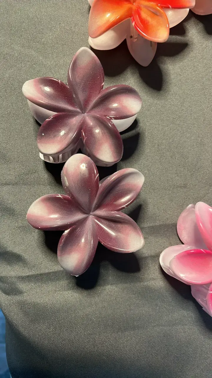 Pinzas para el pelo de flores pack de 2 - 6
