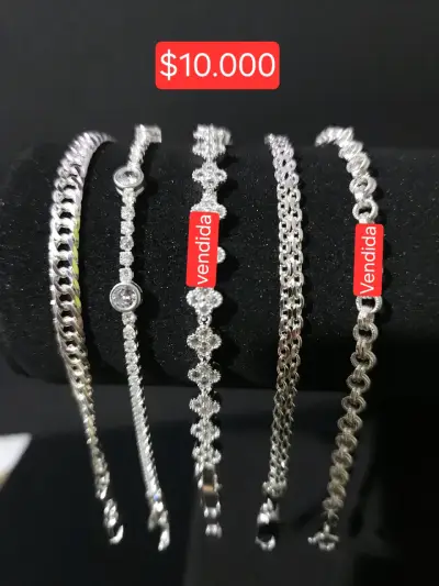 Pulseras de plata para hombre y mujer - miniatura 2