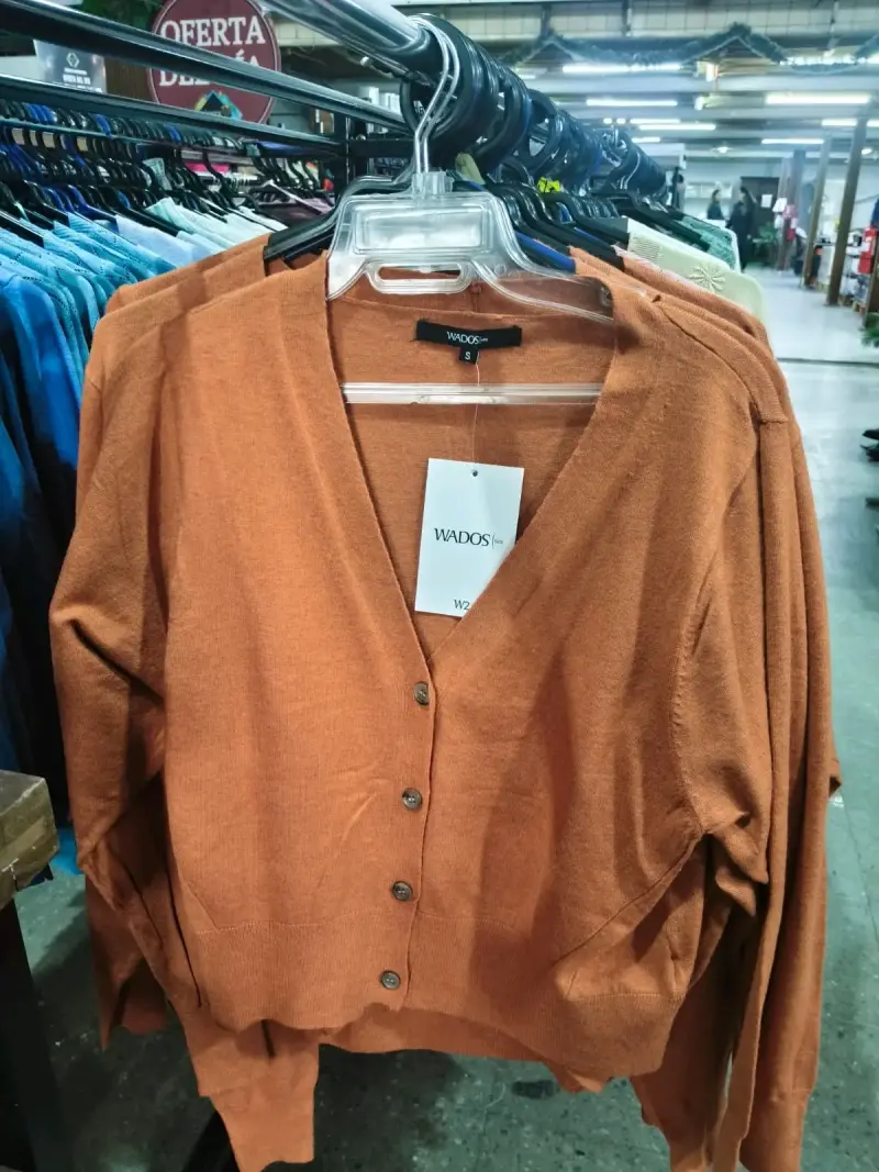 Cardigan de mujer Wados color terracota - 1