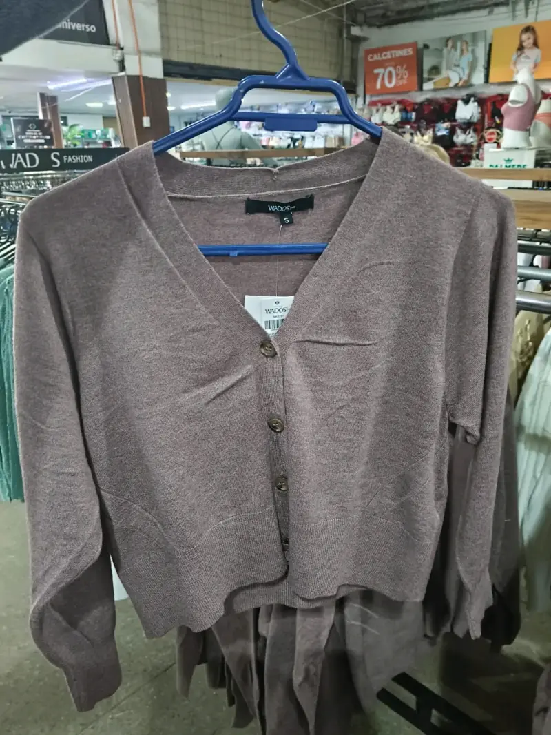 Cardigan de mujer Wados color terracota - 2