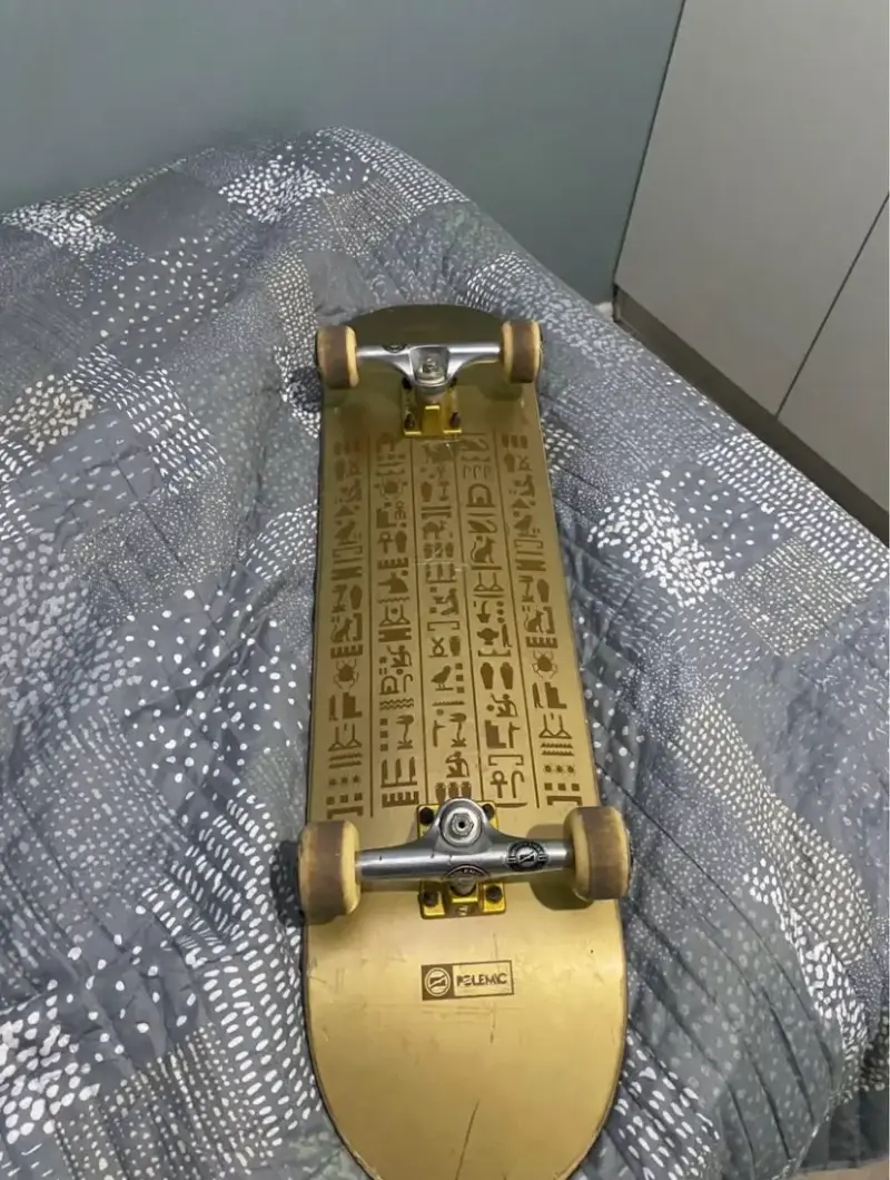 Skate Polemic dorado - 1
