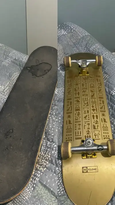 Skate Polemic dorado - miniatura 3