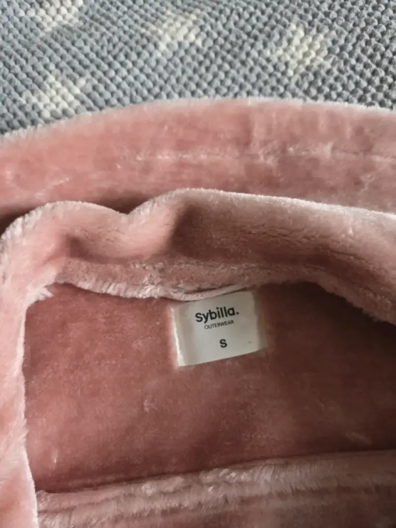 Chaqueta de mujer rosa con forro de peluche - 3
