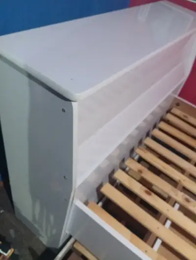 Cama nido  blanca con cajones - miniatura 5