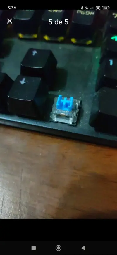 Teclado mecánico retroiluminado Xunfox RGB - miniatura 3