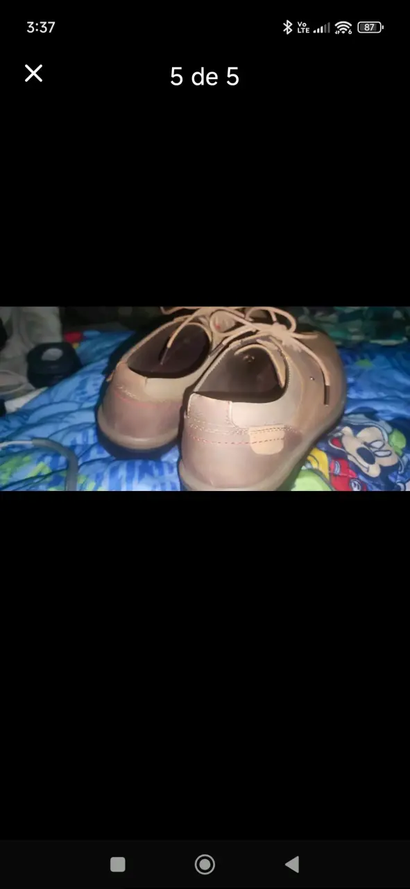 Zapatos casuales de cuero marrón talla 40 - 3