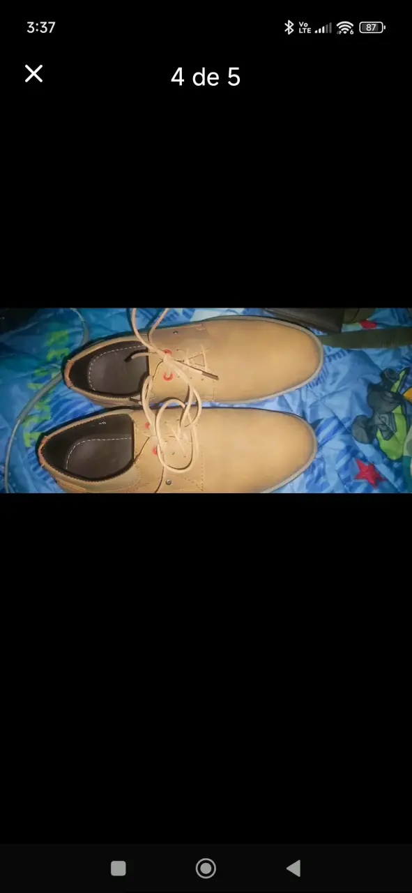 Zapatos casuales de cuero marrón talla 40 - 5
