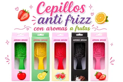 Cepillos anti frizz con aromas a frutas - miniatura 1