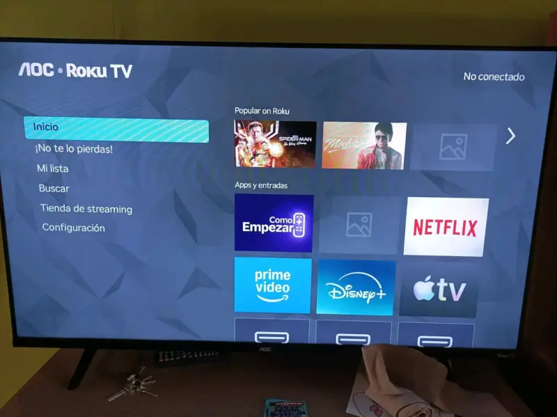 Smart TV AOC Roku 43 pulgadas