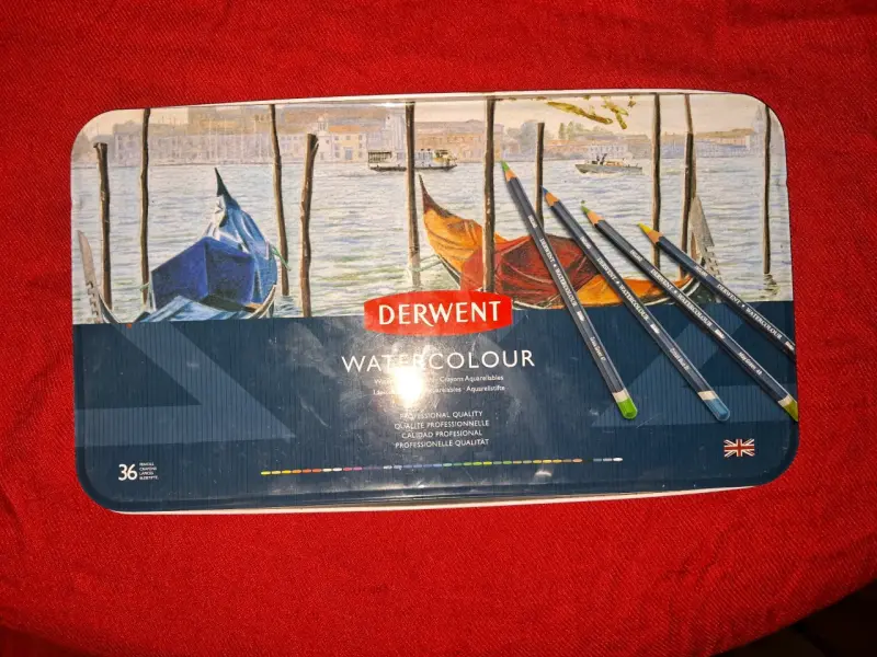 Set de Lápices Acuarelables Derwent 36 Colores