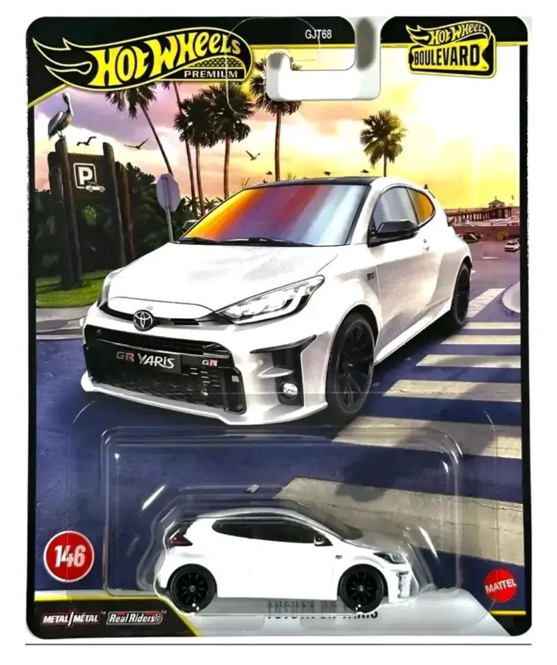 Hot Wheels Toyota GR Yaris Blanco 1:64 - 1