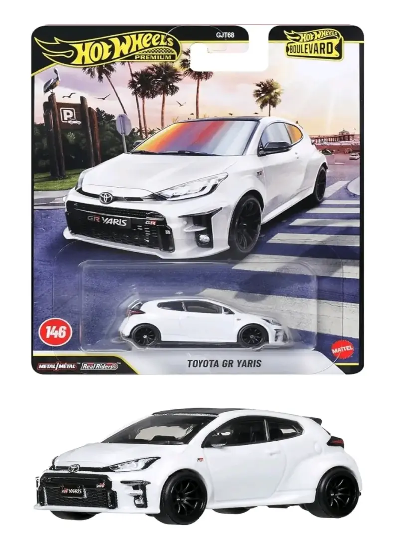 Hot Wheels Toyota GR Yaris Blanco 1:64 - 3