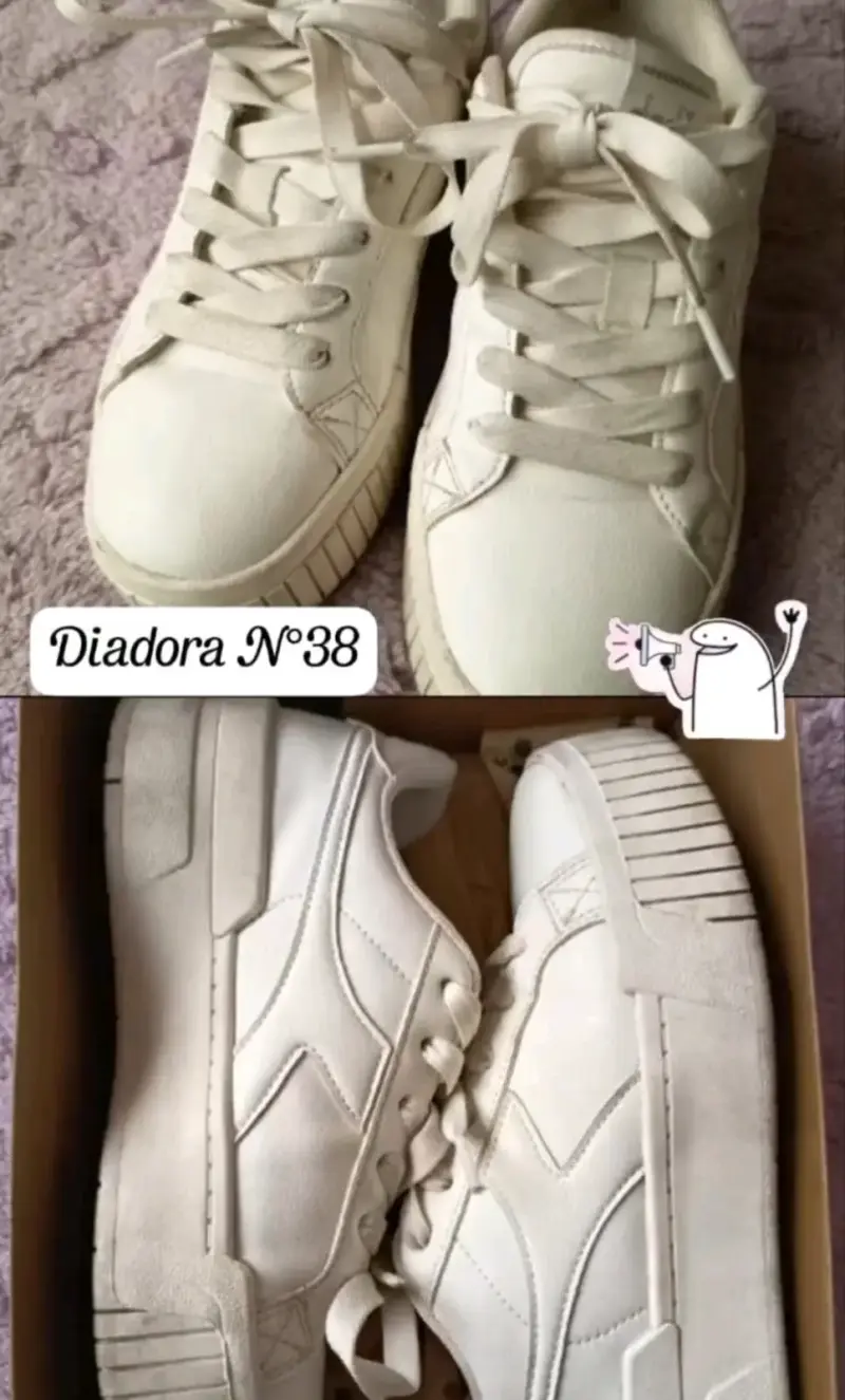 Zapatillas Blancas Número 38.5 - 2