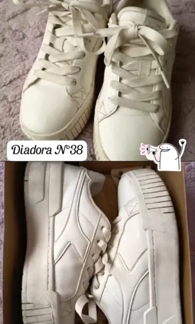 Zapatillas Blancas Número 38.5 - miniatura 2