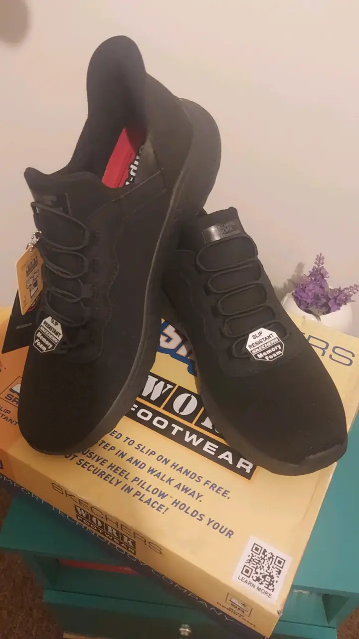 Zapatillas Skechers Work Slip-Ins negras - 1