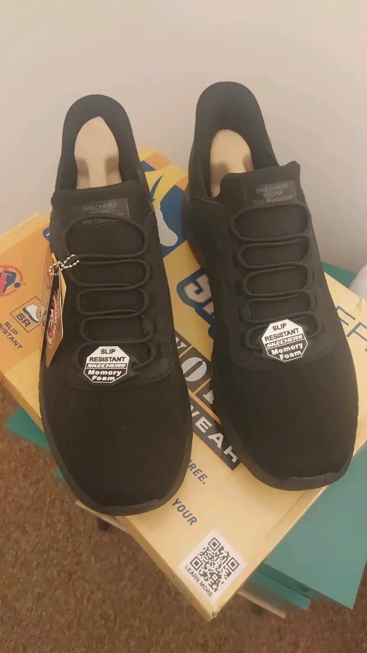 Zapatillas Skechers Work Slip-Ins negras - 2