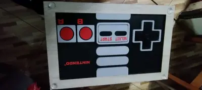 Mesa de centro diseño control Nintendo retro - miniatura 1
