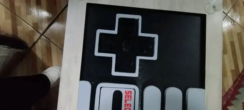 Mesa de centro diseño control Nintendo retro - 2