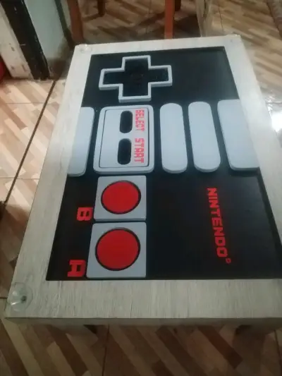 Mesa de centro diseño control Nintendo retro - miniatura 3