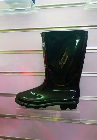 Botas de goma negras impermeables - miniatura 1