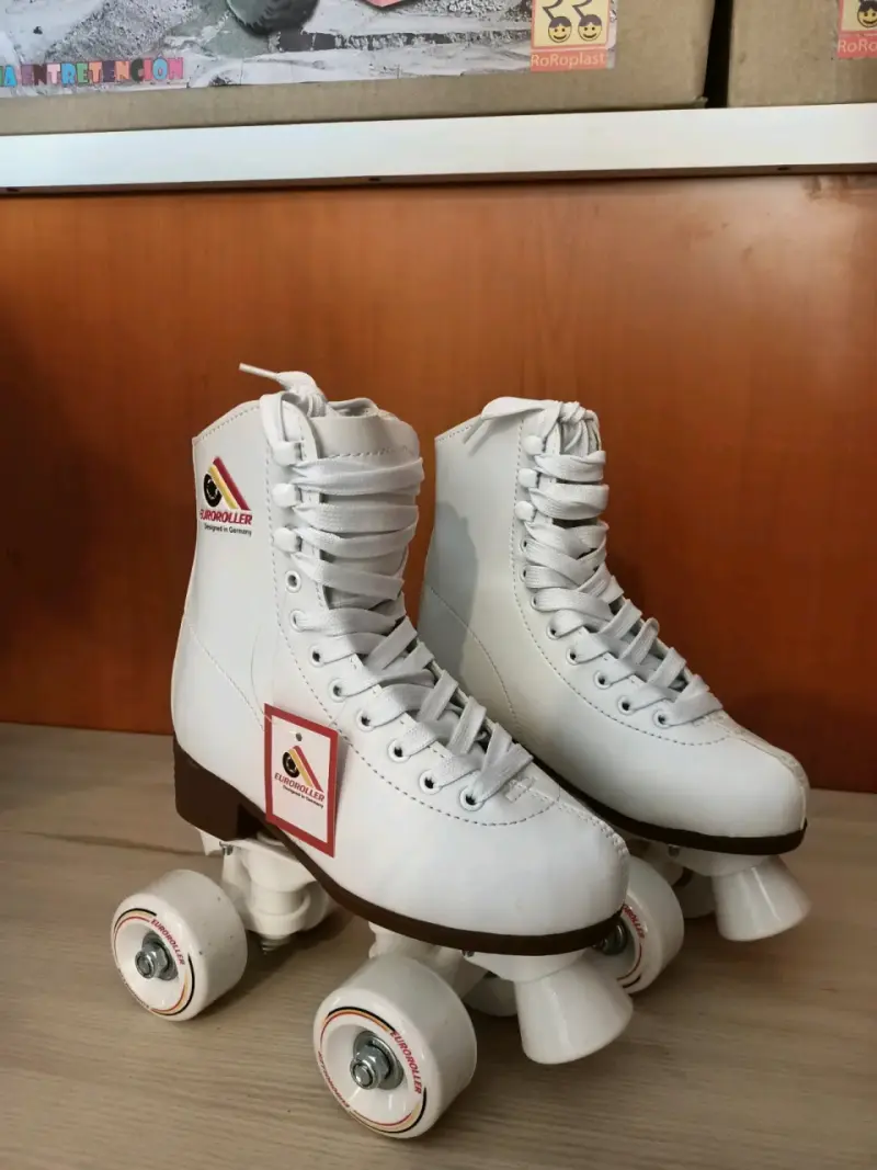 Patines de Cuatro Ruedas Blancos EuroRoller - 1