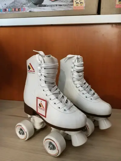 Patines de Cuatro Ruedas Blancos EuroRoller - miniatura 1