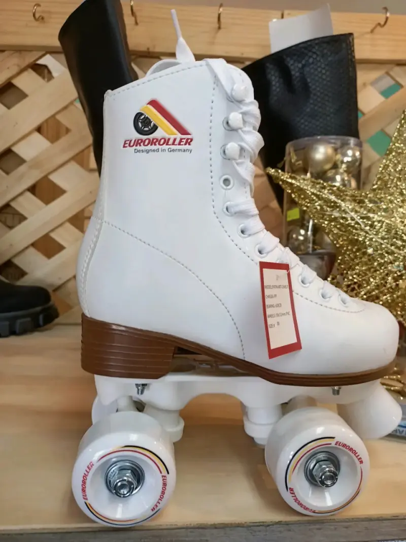 Patines de Cuatro Ruedas Blancos EuroRoller - 2