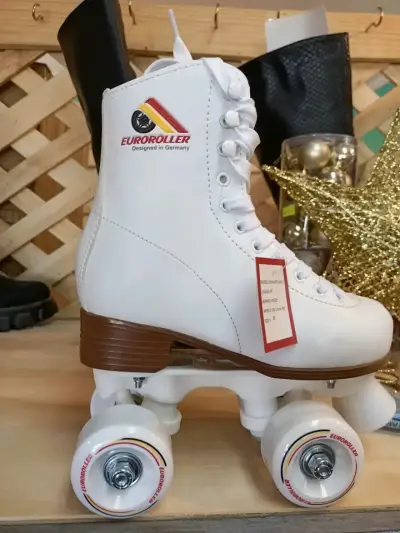 Patines de Cuatro Ruedas Blancos EuroRoller - miniatura 2