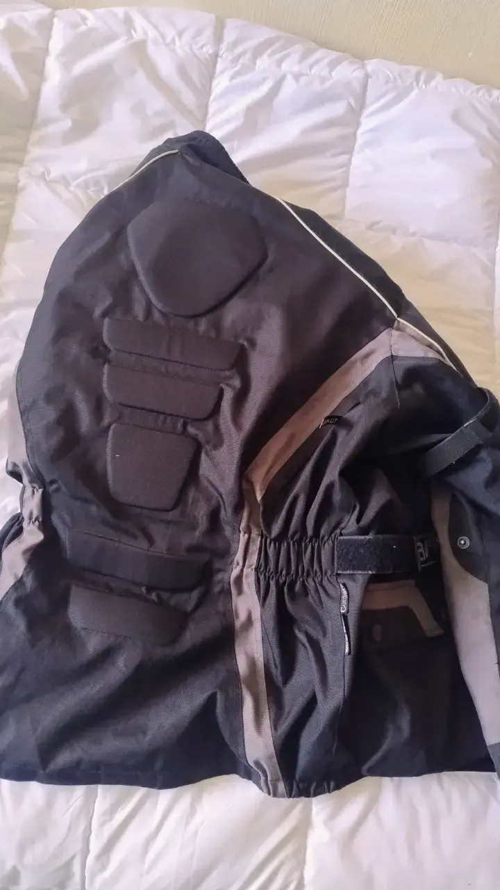 Chaqueta de moto Gamut negra con protecciones - 3