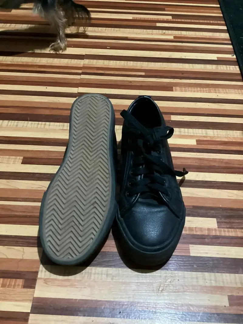 Zapatillas negras de lona para hombre - 2