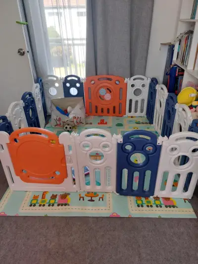 Corral de juegos para niños multicolor - miniatura 3