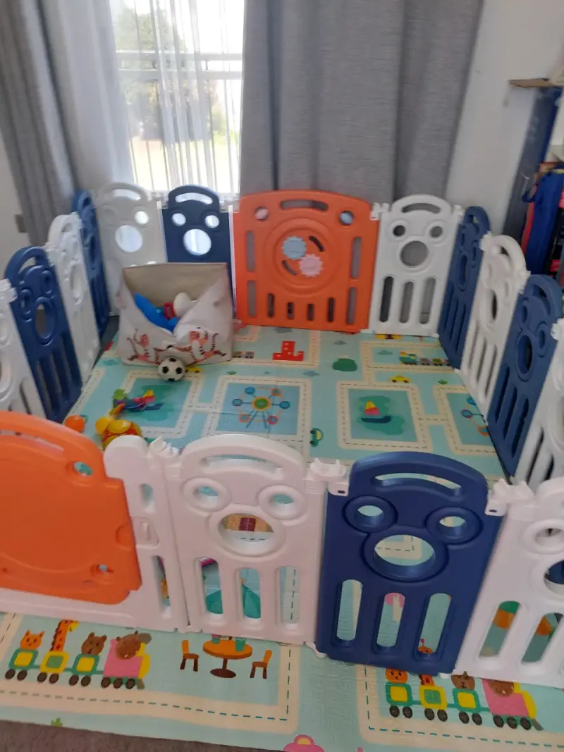 Corral de juegos para niños multicolor - 4