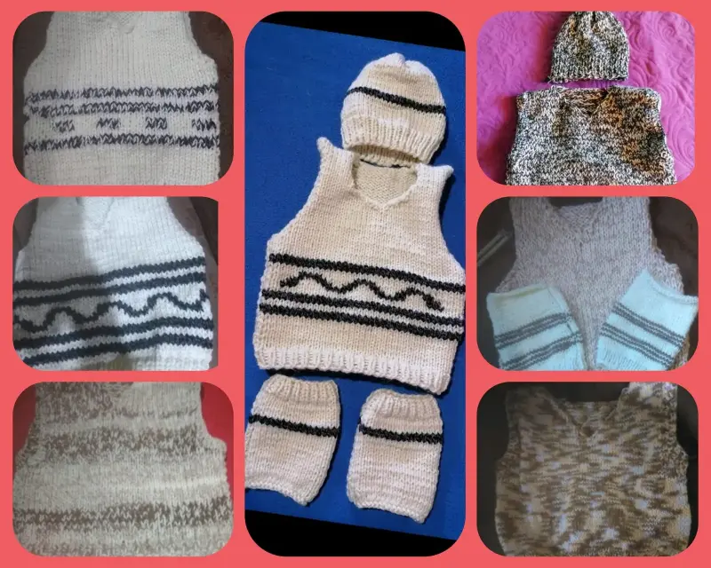 Conjunto de ropa tejida para bailes diciocheros