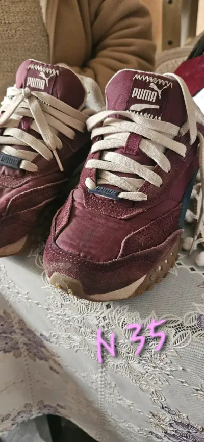 Zapatillas deportivas Puma burdeos talla 35 - miniatura 1