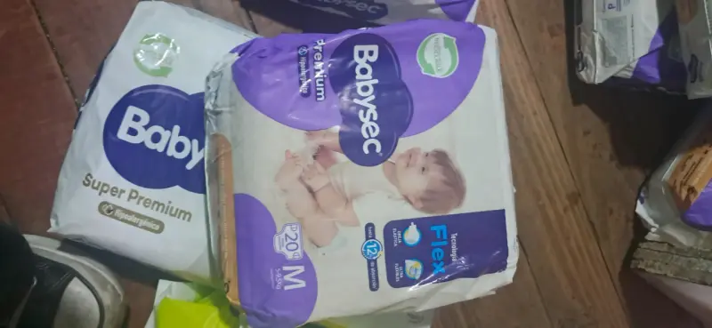 Pañales Babysec Premium Flex M 20 unidades - 1