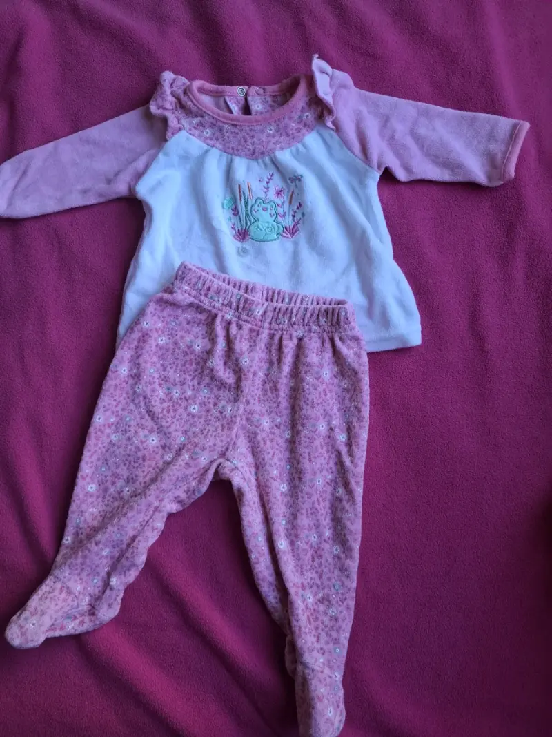 Enterito de invierno para bebé con diseño floral - 3