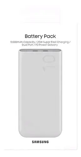 Power Bank Samsung 10000mAh Carga Rápida - 1