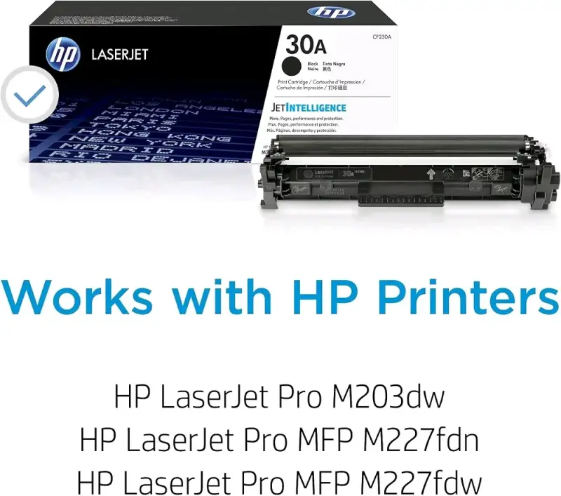 Cartucho de Tóner Negro HP 30A LaserJet - 2