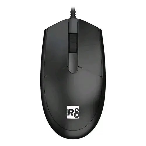 Mouse óptico R8 1611 ergonómico USB