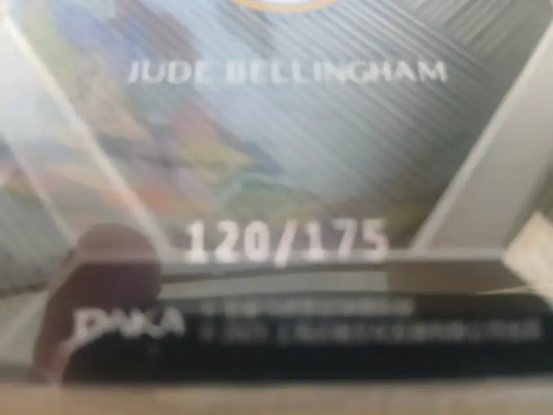 JUDE BELLINGHAM REAL MADRID – CARTA NUMERADA /175