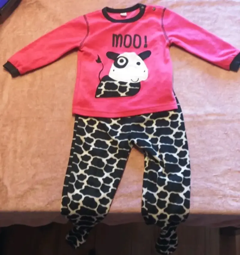 Pijama infantil con diseño de vaca - 3