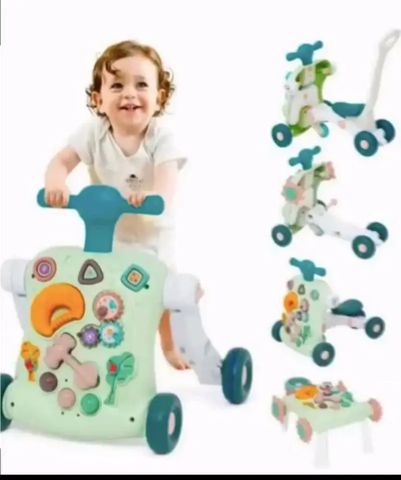 Andador multifuncional para bebé con actividades