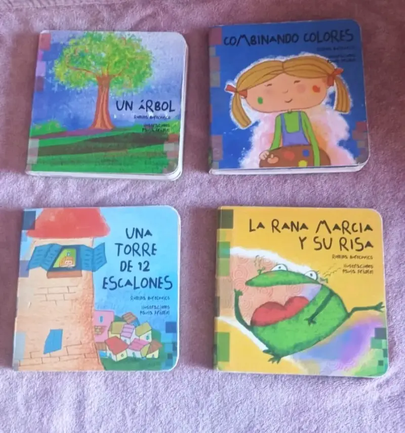 Set de 4 libros infantiles ilustrados